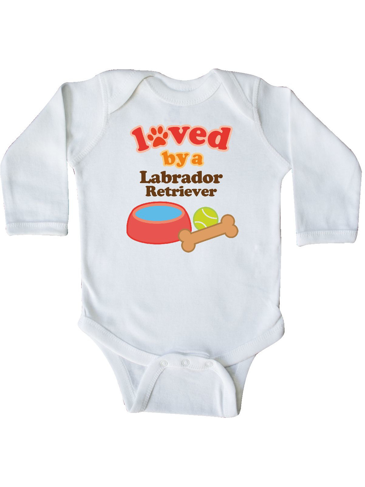inktastic Protected by a Chihuahua Long Sleeve Creeper